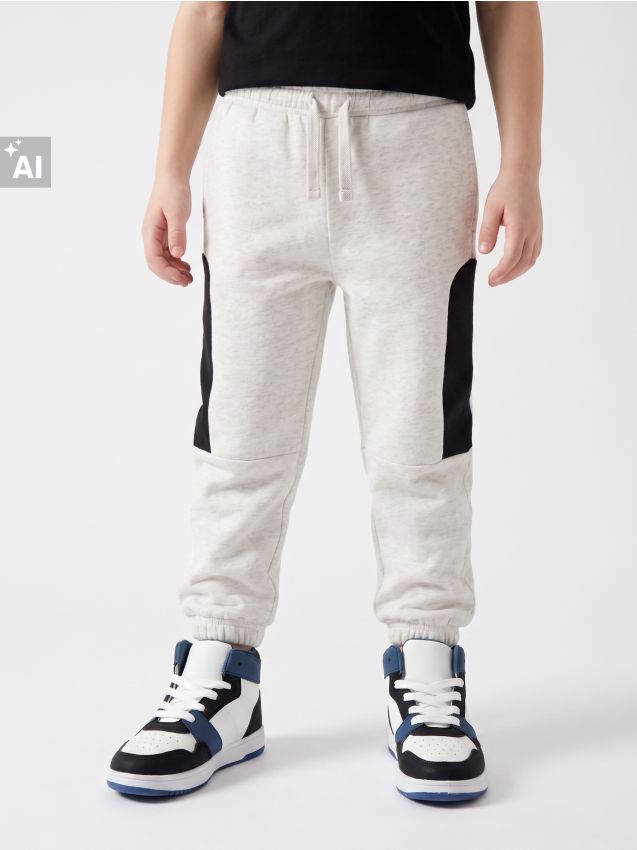 Sinsay - Oversize jogger teplákové nohavice - multicolor
