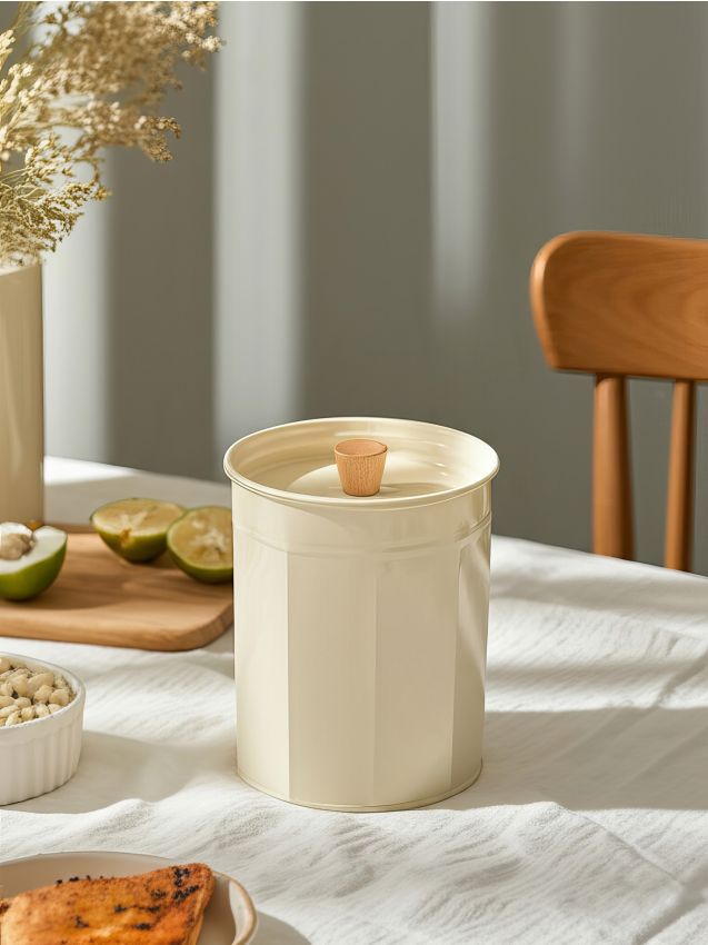 Sinsay - Nádoba na potraviny s vekom - krémová