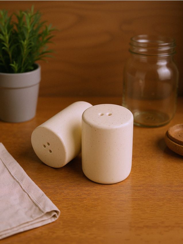 Sinsay - Soľnička a korenička - krémová