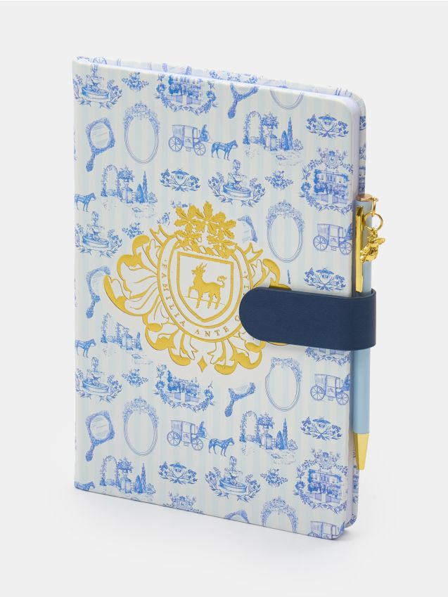 Sinsay - Set: carnet și stilou/pix Bridgerton - light blue