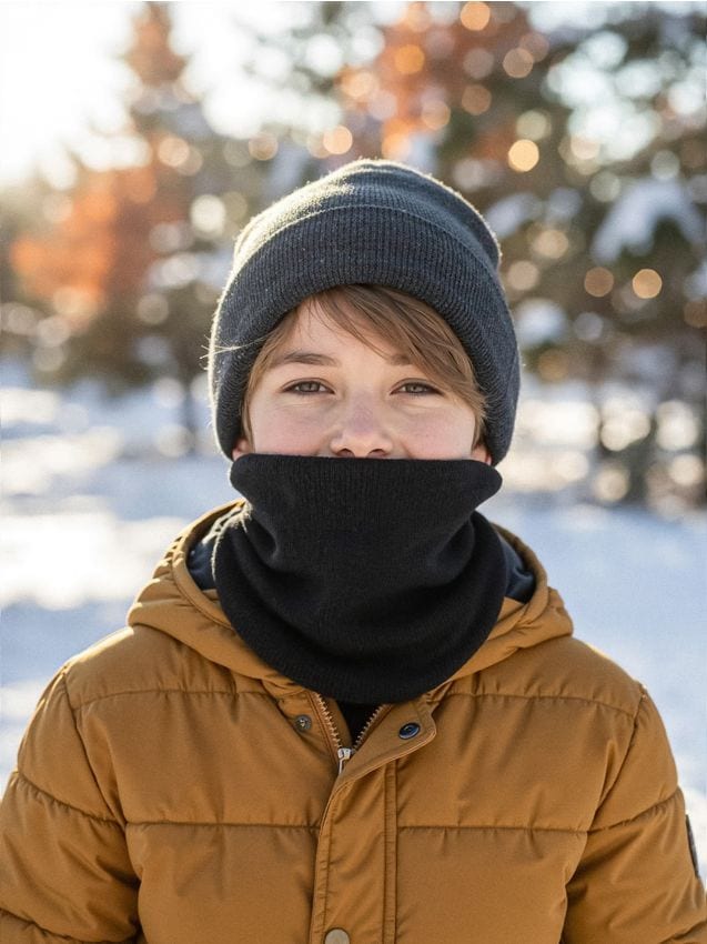 Sinsay - Šál s príměsí vlny - čierna