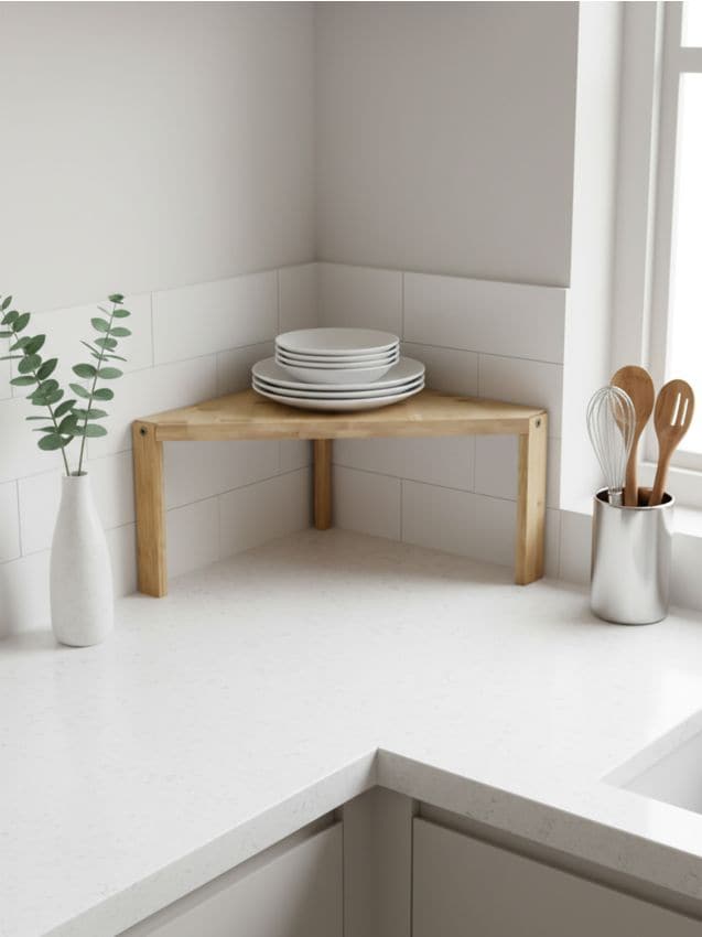 Sinsay - Raft de colț din bambus - bej