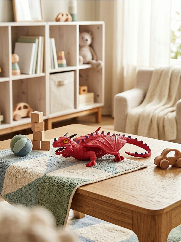 Sinsay - Jucărie dragon - roșu