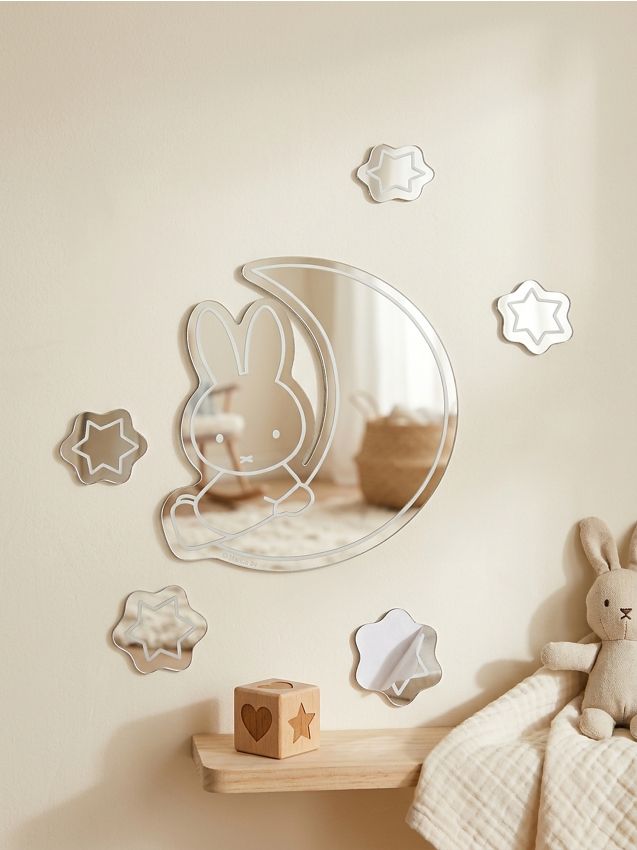 Sinsay - Set de oglinzi de perete Miffy 6 pack - clear