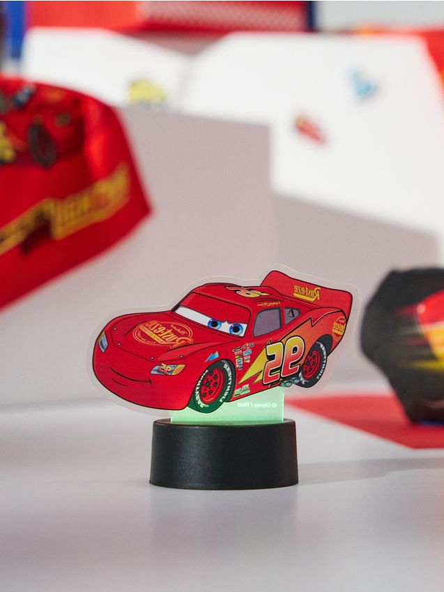 Sinsay - Lampă LED care își schimbă culorile cu motiv Lightning McQueen Cars - multicolor