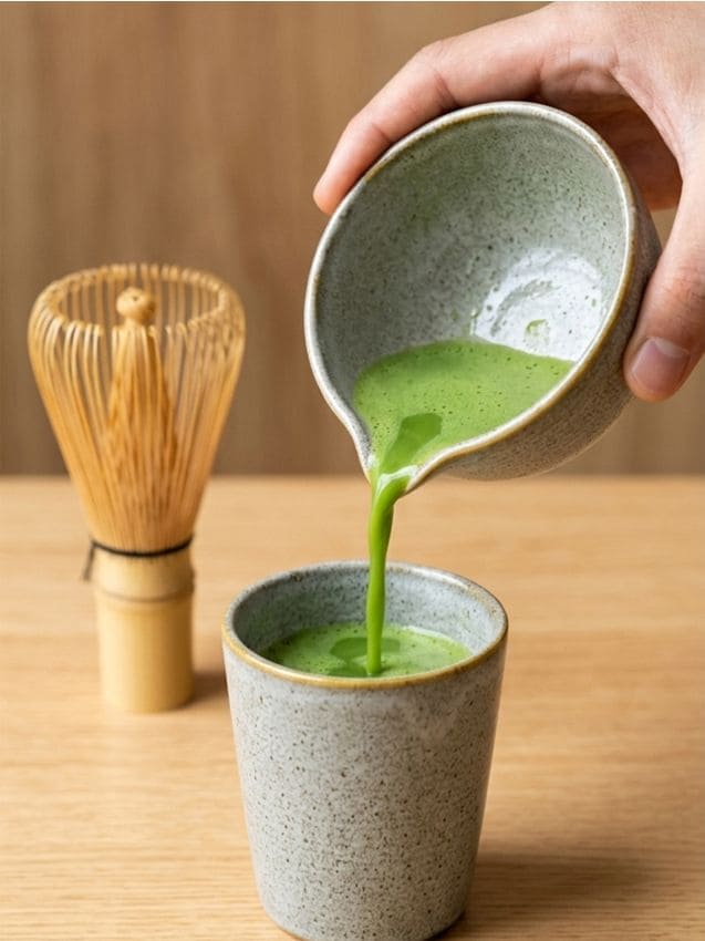 Sinsay - Bol ceramic pentru matcha - bej