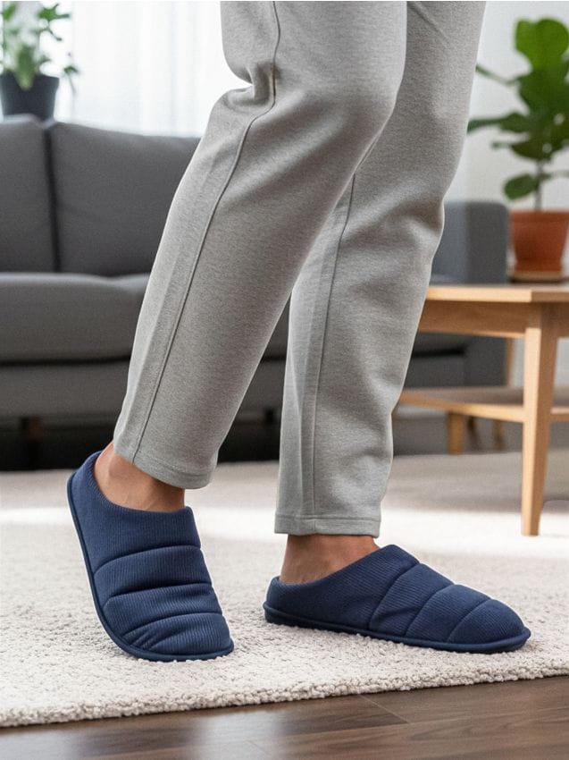 Sinsay - Papuci de casă - bleumarin