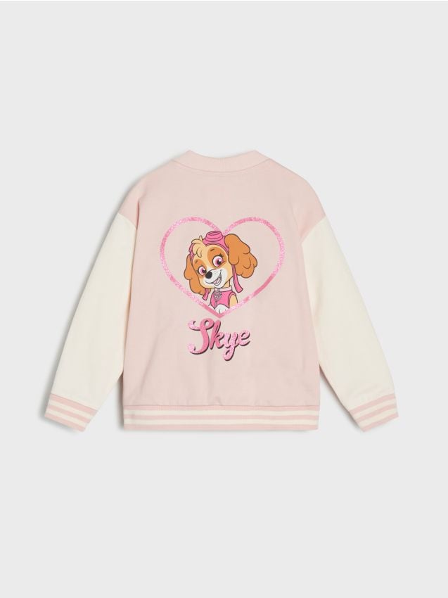 Rozpinana bluza bomberka z nadrukiem na plecach PAW Patrol - SINSAY