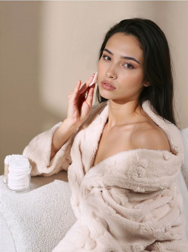 Sinsay - Sada: organizér, vatové tampóny a kozmetické tyčinky - viacfarebná