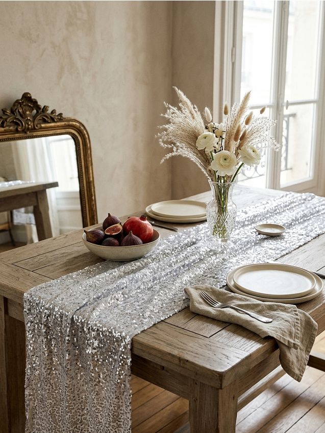 Sinsay - Napron de masă - argintiu