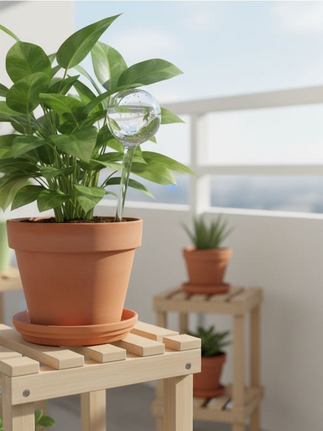 Sinsay - Globuri de auto-udare pentru plante, set de 3 - clear