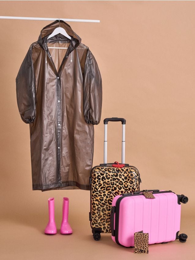 Sinsay - Palton impermeabil - negru