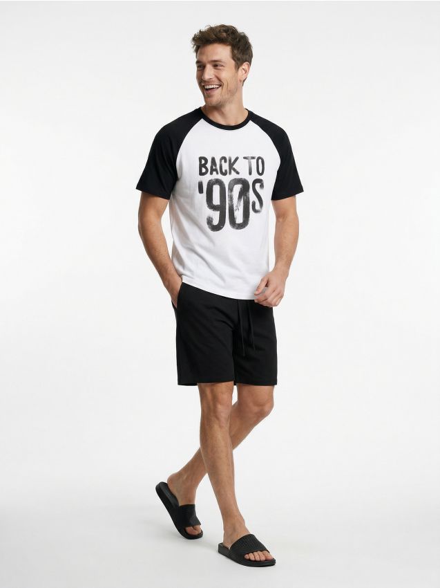 Sinsay - Pijamă din bumbac în două piese - multicolor