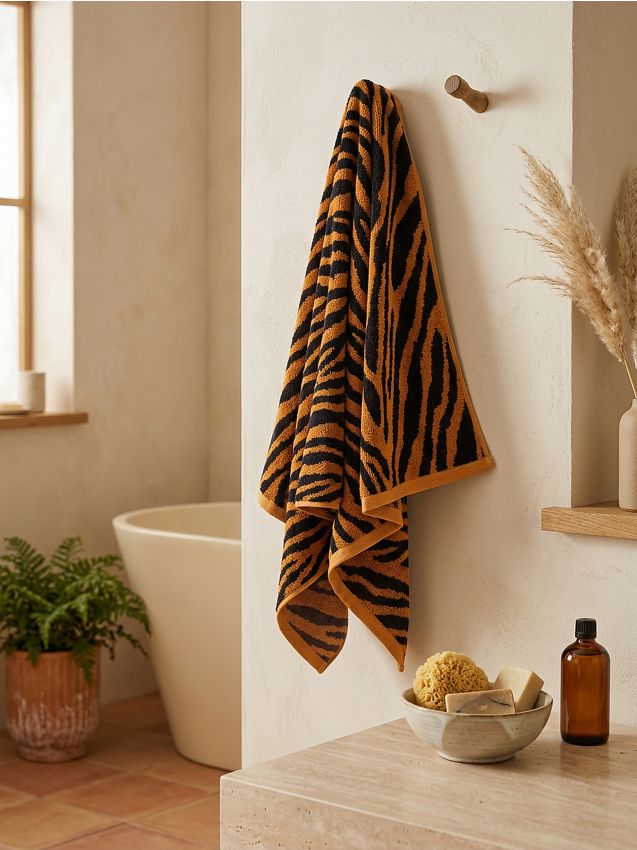 Sinsay - Prosop din bumbac 30x50 - bej