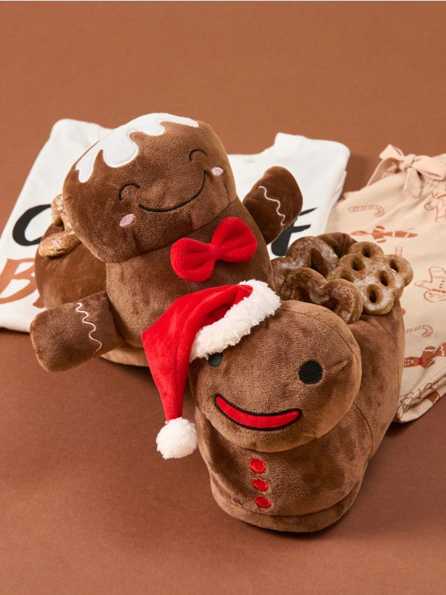 Sinsay - Papuče so sviatočným motívom - viacfarebná