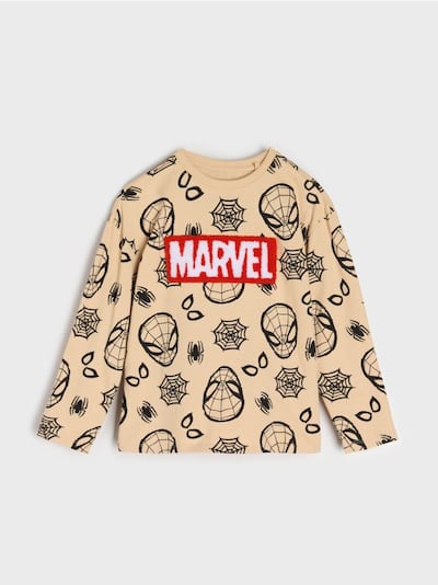 Βαμβακερό μπλουζάκι Spider-Man