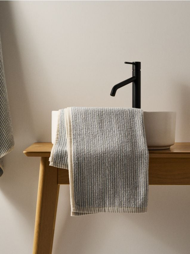 Sinsay - Prosop jacquard - gri deschis