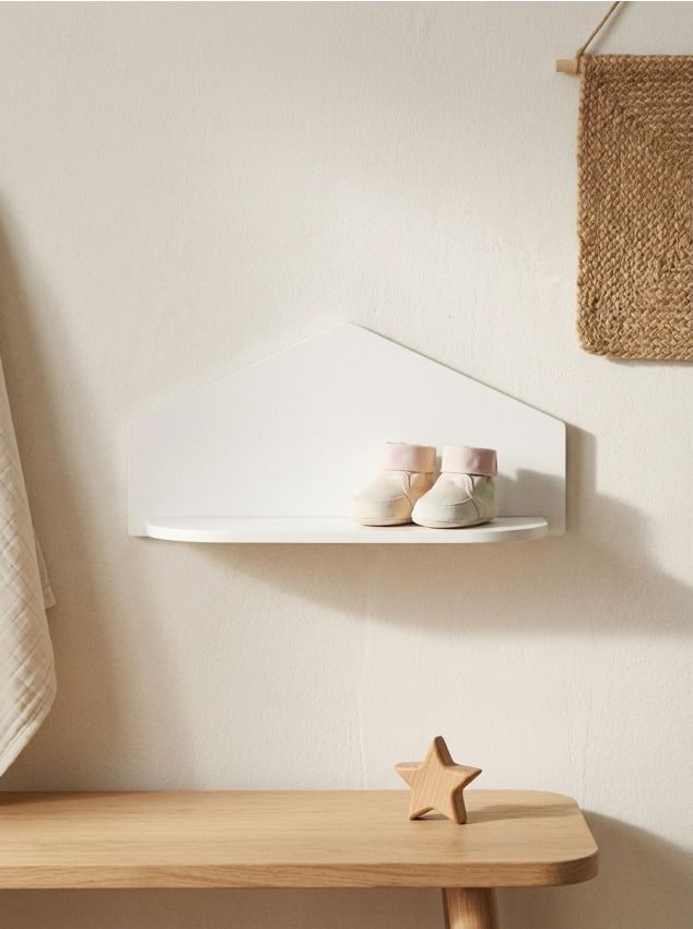 Sinsay - Policioară de perete metalică - alb