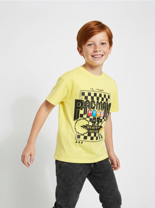 Sinsay - Tricou Pacman - galben