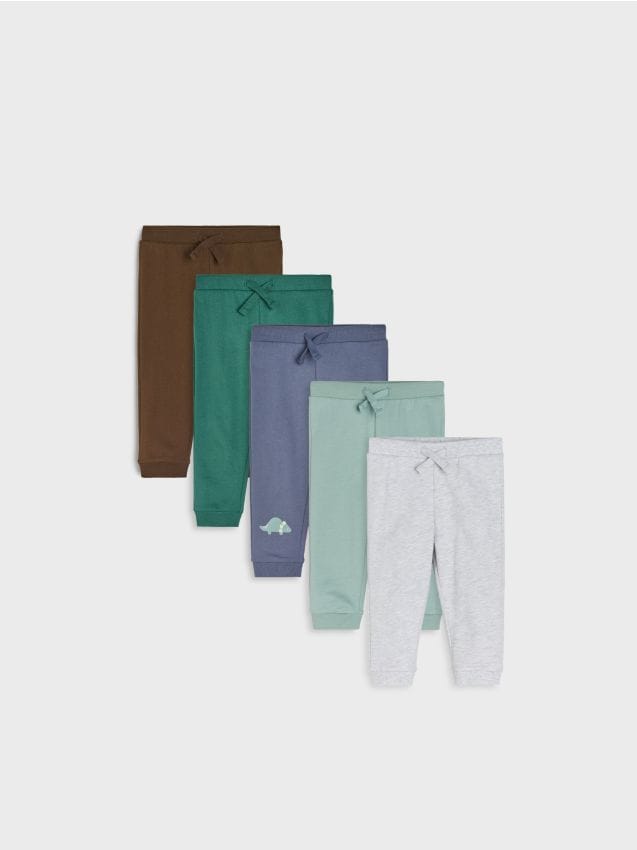 Sinsay - Pantaloni jogger 5 pack - indigo