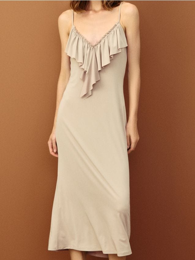Rochie midi cu bretele - SINSAY