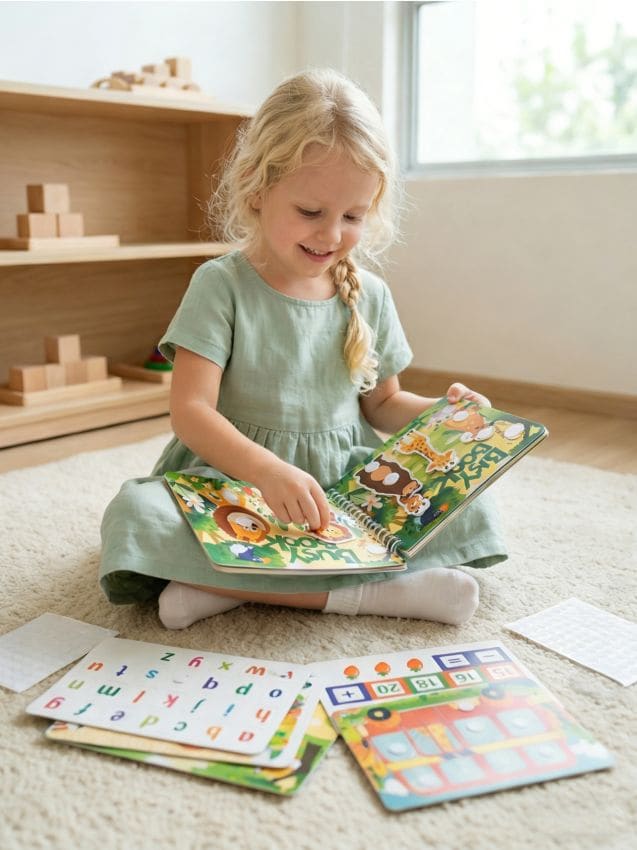 Sinsay - Carte educativă cu activități - multicolor