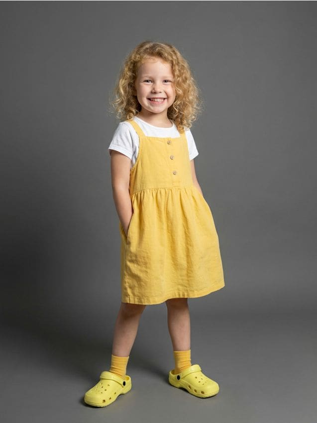 Sinsay - Saboți cu bareta la călcâi - galben