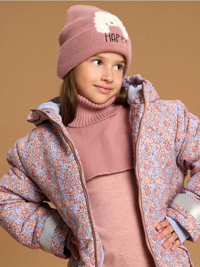 Sinsay - Šál s príměsí vlny - popolavá ružová