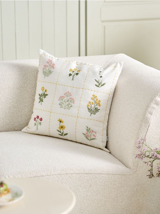 Sinsay - Obliečka na vankúš - krémová