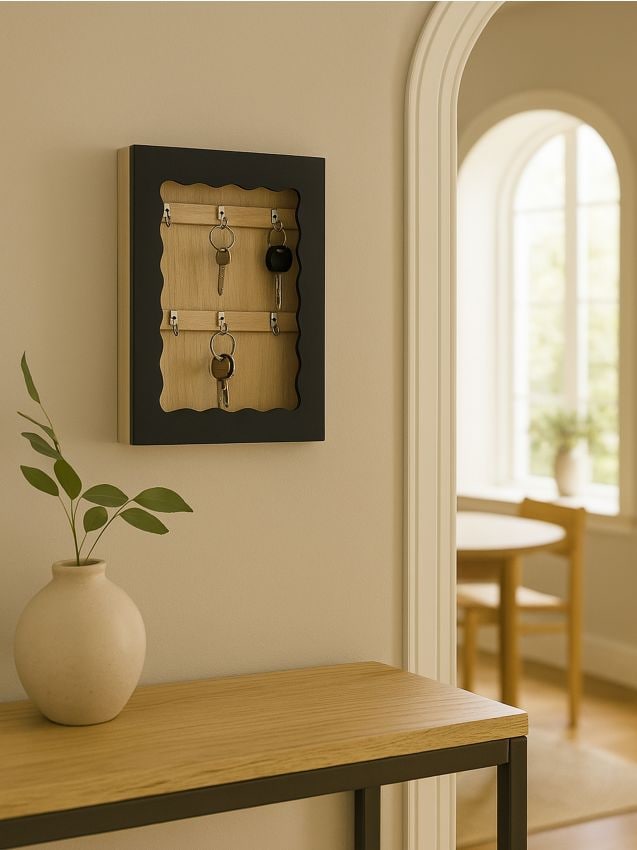 Sinsay - Nástenný organizér na kľúče - čierna