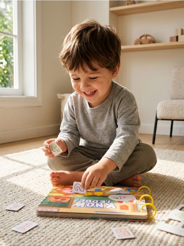 Sinsay - Jucărie educativă - Carte cu autocolante reutilizabile - multicolor