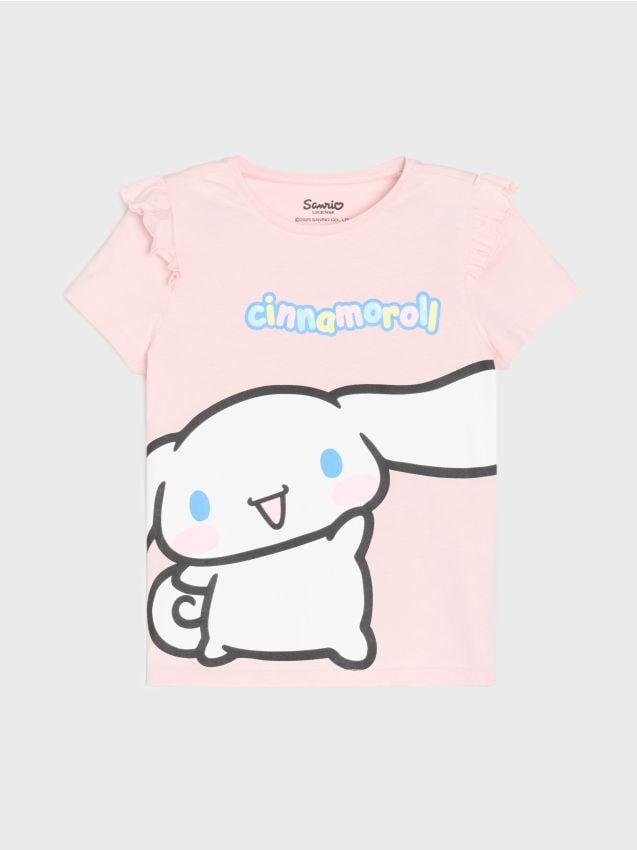 Sinsay - Koszulka Hello Kitty - różowy