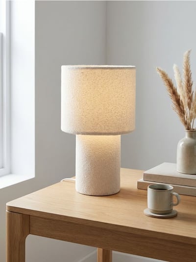 Текстурована настільна LED лампа