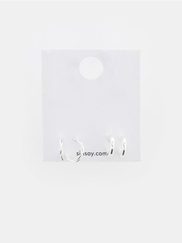 Set de 2 perechi de cercei - SINSAY