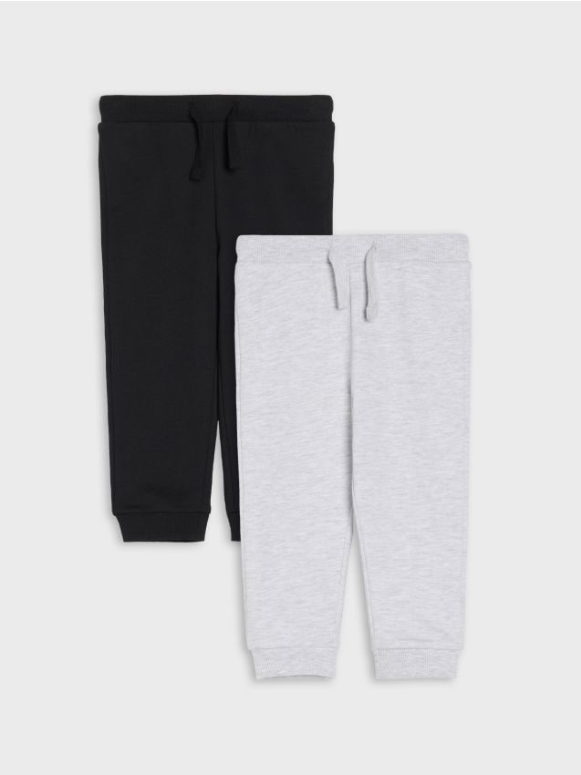 Sinsay - Set de 2 perechi de pantaloni sport - gri deschis