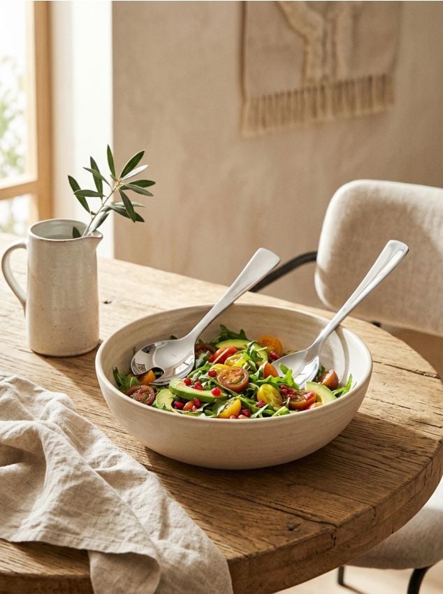 Sinsay - Set de 2 spatule pentru salată - argintiu