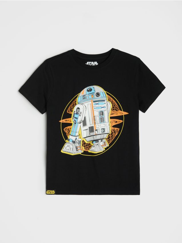 Sinsay - Tricou din bumbac cu imprimeu Star Wars - negru
