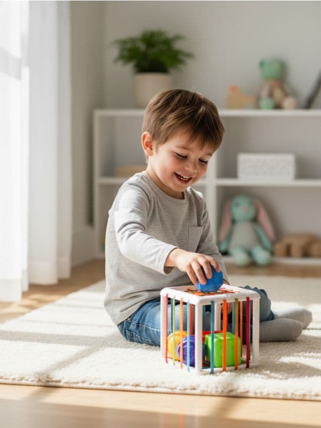 Sinsay - Cub educativ cu cuburi colorate - multicolor