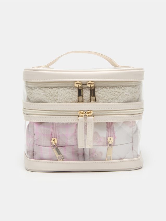 Sinsay - Trousse cosmetice set 4 bucăți - multicolor