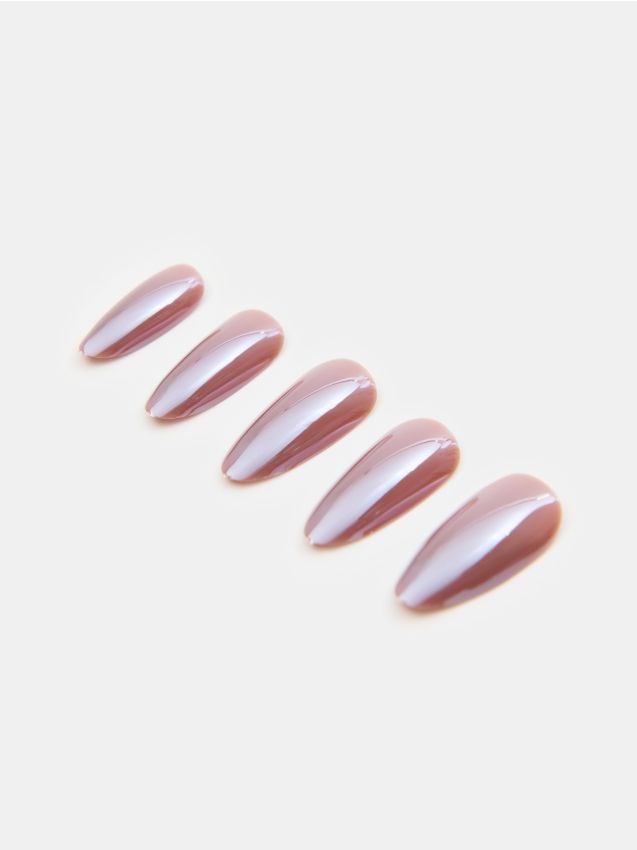 Sinsay - Umelé nechty 24 pack - kávová