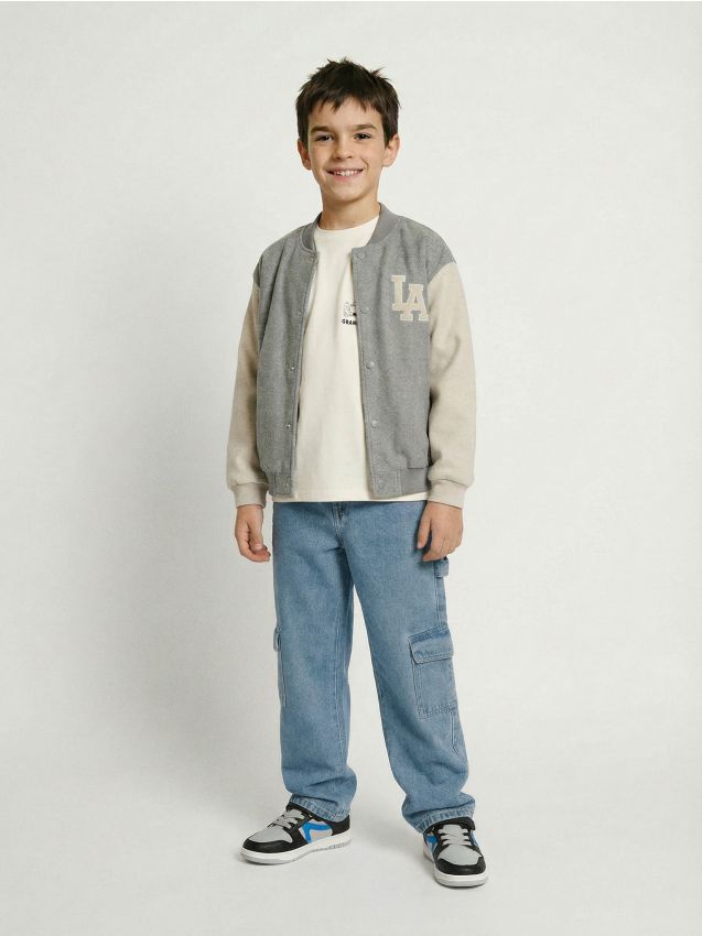 Sinsay - Blugi cu croială lejeră - albastru