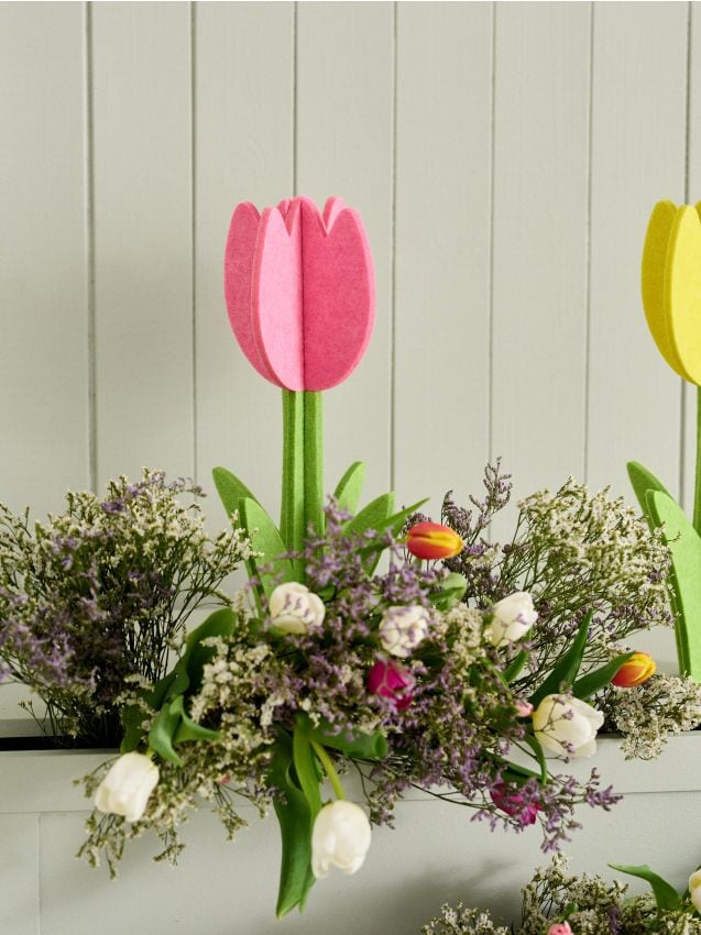 Sinsay - Decorațiune de sine stătătoare în formă de lalea - roz