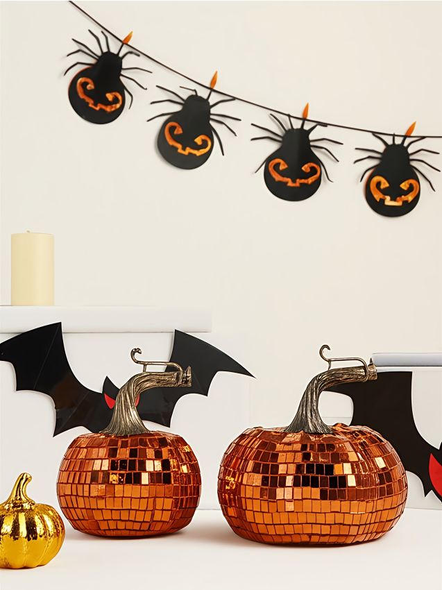 Sinsay - Decorațiune de sine stătătoare în formă de dovleac 2 pack - portocaliu