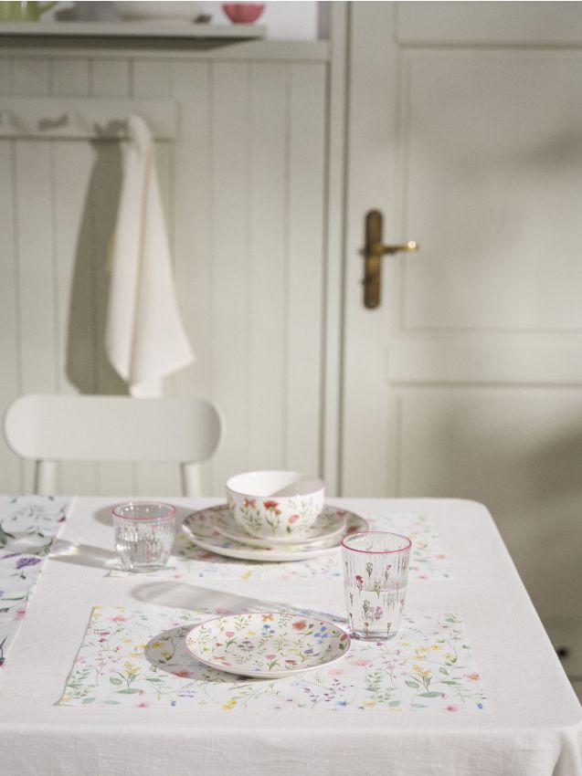 Sinsay - Set de suporturi de masă cu model floral 2 pack - multicolor