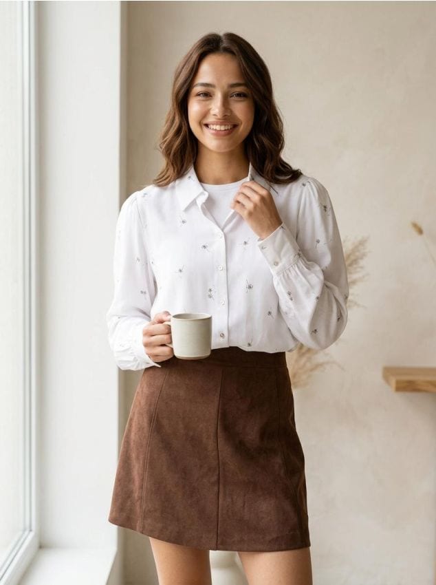 Sinsay - Cămașă din viscoză - alb