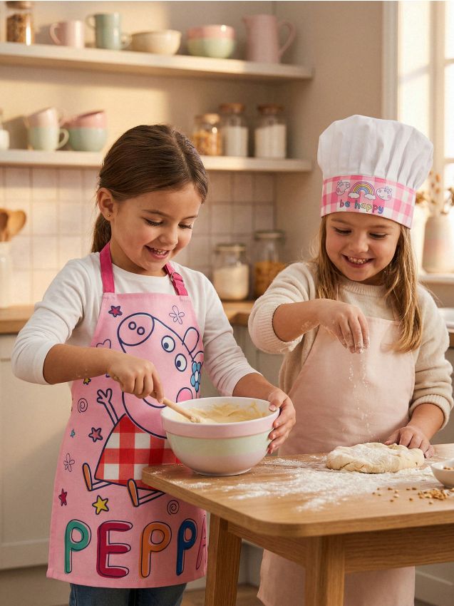 Sinsay - Set de bucătărie: Șorț și bonetă de bucătar Peppa Pig - multicolor