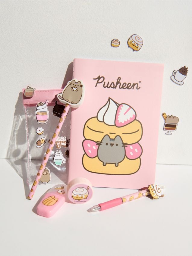 Sinsay - Set de rechizite școlare 7 pack Pusheen the Cat - roz