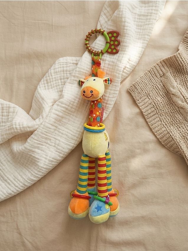 Sinsay - Jucărie senzorială de pluș în formă de girafă - multicolor