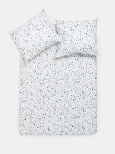 Комплект Постільної Білизни з Рослинним Мотивом