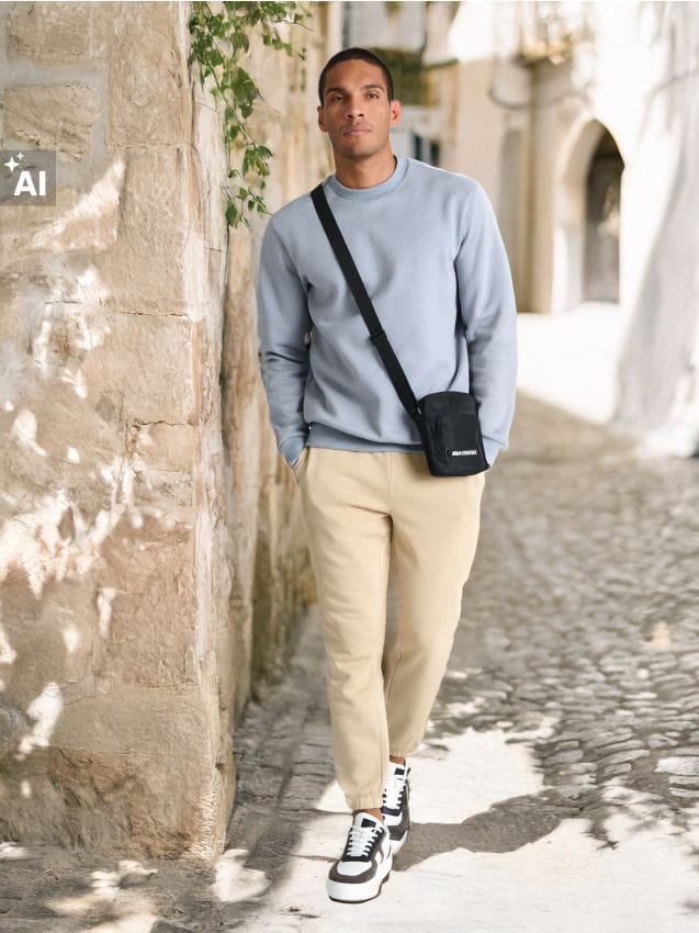Sinsay - Pantaloni sport - bej